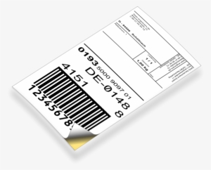 Barcode Label Clipart Png #386310