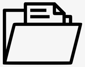 File Folder Data Document Study Paper Explorer Comments - Document With Folder Icon Png #386537