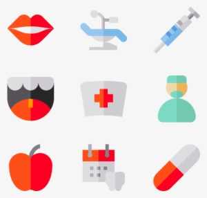 Dentist And Dental Care - Dental Icons Psd #386620