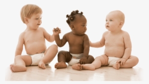 Every Child Succeeds We Belong Three Babies - Brown And White Baby #387045