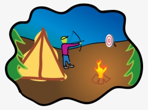This Free Icons Png Design Of Happy Camping Archery #387092