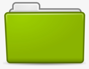 Green Folder Icon Png Clip Transparent Stock - Green Folder Icon Png #387321