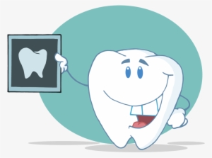 Svg Dental Patient Clipart - Tooth Xray Cartoon #387574