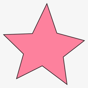 Stars Clipart On Transparent Background - Pink Star Clip Art #388630