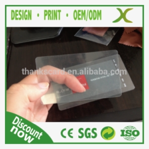 Best Pvc Material Plastic Transparent Business Card/ - Iso 9000 #389007