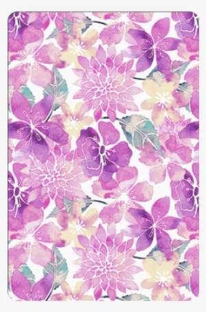 Pastel Watercolor Flower Pattern Doormat #389420 Pastel Watercolor Flower Pattern Doormat #389420
