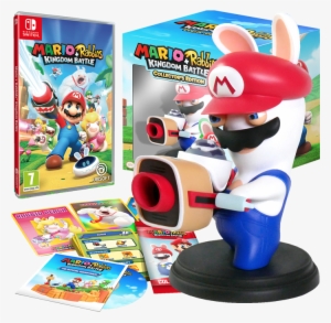 Nintendo Switch Mario Rabbids Kingdom Battle Collector's - Nintendo Switch Mario And Rabbids #389439