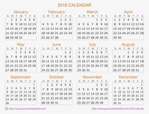 Professional 2018 Quality Calendar Format - Calendar #389841