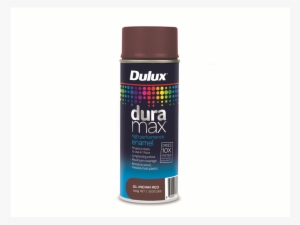 Dulux Duramax 340g Gloss Indian Red Spray Paint - Dulux Satin Black Spray Can #3800147