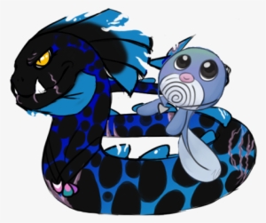 Saferi The Huntail And Bell The Poliwag - Cartoon #3800233