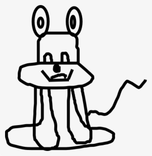 Balloon Mans Dog Tail Clipart - Clip Art #3800402