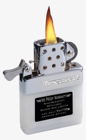 Vector Thunderbird® Pocket Lighters - Kgm Vector Butane Flip Top Standard Lighter Insert #3800432