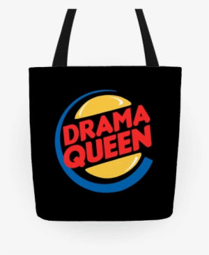 Drama Queen Burger Parody Tote - Pop Art Tote Bag #3800894