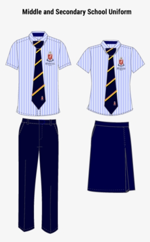 Middle And Senior School Uniform - School Uniform Images Png #3801358