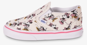 Disney Minnie Bébé Slip Vans On Classic Chaussures - Vans Toddlers Slip-on V Sneaker #3801616