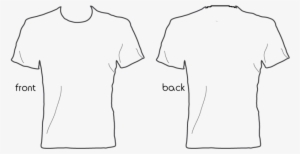White T Shirt Front Back - Blank Shirt Template Png #3801928 White T Shirt Front Back - Blank Shirt Template Png #3801928