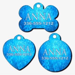 Personalized Frozen Ice Background Pet Tag For Dogs - Dog #3802036