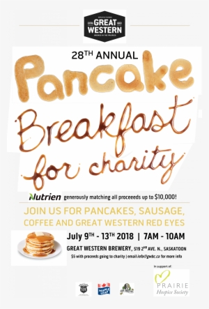 Cruz Fm Is Proud To Support The 28th Annual Great Western - Pancake Breakfast For Charity #3802423