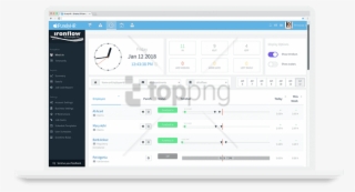 Time-clock Time Tracking Time Clock Track Time Online - Clock In Out Employee Ui #3802468