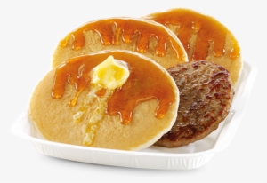 Pancakes And Sausage - Завтраки В Макдональдс Меню #3802562