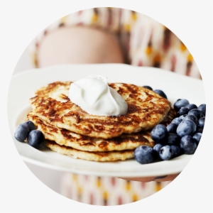 Keto Pancakes With Berries And Whipped Cream #3802767