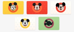Here, I've Created Five Super Simple Cards Showing - Mickey Mouse #3802770