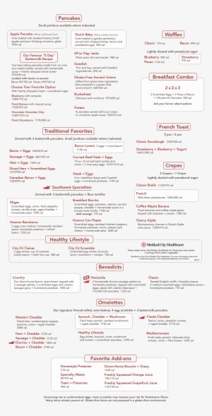 Download Menu - Og Pancake House Menu #3802943