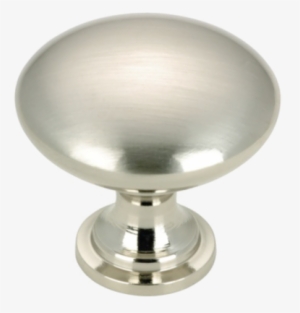 Long Beach Drawer Knob - Richelieu Mushroom Knob; Brushed Nickel #3803086