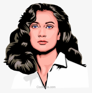 Woman's Face Royalty Free Vector Clip Art Illustration - Eft Tapping Points #3803921