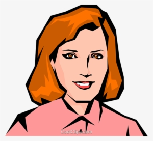 Woman Royalty Free Vector Clip Art Illustration - Cartoon #3804586