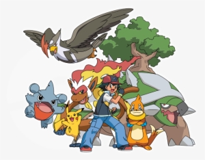 Pikachu - Buizel - Gible - Infernape - Staraptor - - Tous Les Pokemons De Sacha #3805177