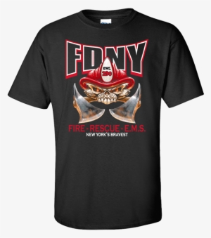 Custom Fdny Skull Tee Shirt - Star Wars Tričko #3805465