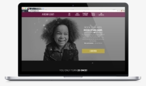 A Rockin' Legacy Website Shown On Laptop - Laptop #3805981