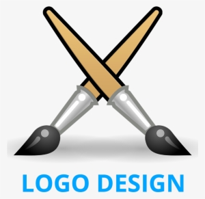 Mascot Logo Design - Paint Brush Clip Art #3806322