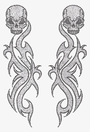 S101050 - Tribal Skulls - " - Skull #3806493