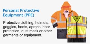 Protective Clothing, Helmets, Goggles, Boots, Aprons, - Personal Protective Equipment #3806624