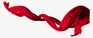 Cinta De Saten Rojo Flying Dance - Ribbons Flowing #3806752