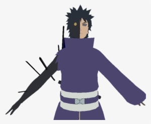 Uchiha Obito Half Black Zetsu - Obito Black Zetsu #3806952