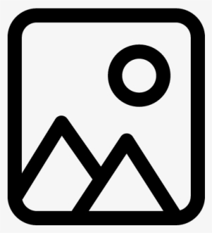 Landscape Inside Frame Vector - Frame With Mountain Image Icons Png #3807222