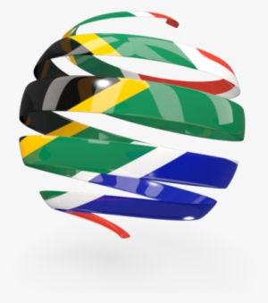 Illustration Of Flag Of South Africa - South African Flag Logos #3807352