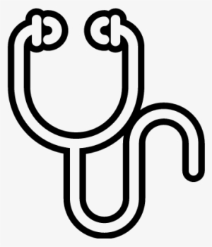 Stethoscope Outline Vector - Stethoscope #3807697