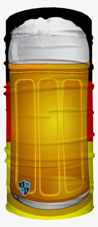 German Beer Flag Graphic Face Multi Function Bandana - Neck Gaiter #3807819