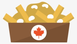 Poutine Icon-1024 - Canadian Things Cartoon #3807846
