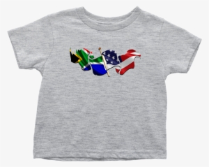 Toddler T-shirt American/south African Flag - It's In My T Shirt #3808104