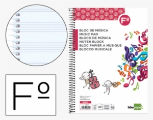 Bloc De Música 6 Pentagramas 3mm #3808756