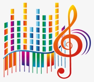 Vinilo Decorativo Pentagrama Moderno - Cle De Sol Png #3809195