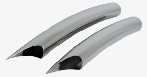 Vance & Hines Chrome 2 Into 2 Big Radius Exhaust Front - Replacement Heatshields For Big Radius By Vance #3809384