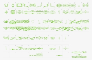 Font Ornaments Labels And Frames Preview - Ornament #3809502