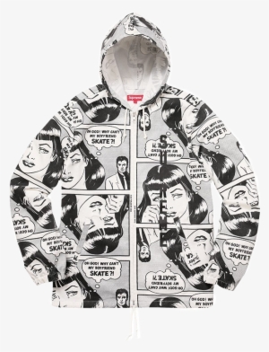Supreme X Thrasher Hooded Boyfriend - Supreme X Thrasher Boyfriend Hoodie #3809654