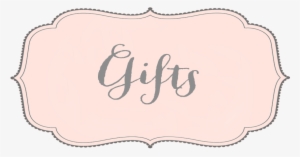 Gifts Blush Bracket Frame - Calligraphy #3809900